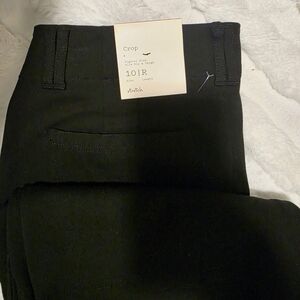 Black Crop Pants